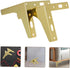 2pcs TEHAUX Modern Metal Sofa Legs for Stability Triangle Feet for Easy Installation Tv Stand Bedside Table Shoe