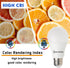 A19 LED Light Bulbs 100 Watt Equivalent, E26 LED Daylight White 5000K 13W Super Bright 1265 Lumen, Non-Dimmable, 6 Pack