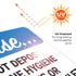 18x24 Inches, 55 Please Do Not Deposit Feminine Hygiene Products Or Baby Wipes in Toilet Sign, mil Thick HDPS (high