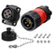 4 Pin Waterproof Industrial Solder Connector, Aviation Wire Connector for Automotive and Marine Electrical Connection