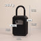 Generic Heavy Metal Outdoor Key Lock Box, Portable Wall Mounted with Removable Steel Shackle, Waterproof 4 Digit Code