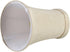 Aspen Creative 30013-2A, 2-1/2" 4" 5" Set 2 Bell Clip-On Chandelier Lamp Shade, Butter Crme, Top x Bottom x Slant