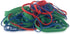 Upgrade Office Supply UPG22754A Rubber Bands, Size #54 Assorted Sizes in Red, Blue, and Green, 12 Ounce Bag