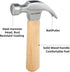 Claw Hammer with Wood Handle, 8 OZ Small Hammer for House & DIY Projects