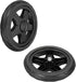MECCANIXITY 6 Inch Dia Shopping Cart Wheels Replacement 2 Pcs Heavy Rubber