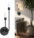 Tipace Modern Wall Sconce,LED Black Wall Light Fixture Bathroom Vanity Light Fixture