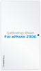 plustek Calibration Control Sheet - for ePhoto Z300 Scanner only