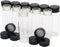 12 Pack Glass Vials 30ml with Screw Caps, Borosilicate Glass Bottle Lab Vial