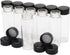 12 Pack Glass Vials 30ml with Screw Caps, Borosilicate Glass Bottle Lab Vial