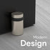 MEGA HANDLES Silver Floor Door Stopper, Wall Protector with Mounting Hardware Included, Satin Nickel - 2 Inch