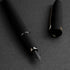 Hongdian 517D Matte Black Fountain Pen, Fine Point, Warrior Series with Converter and Metal Case