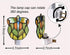 Anniversary.DYM9013 Stained Glass Dragonfly Night Light, Suitable for Bedroom, Corridor, Bathroom, Children's Room,This