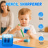 Generic 2PCS) Dual Hole Pencil Sharpener, Handheld Pencil Pharpener for Kids with Lid,Mini Compact Colored Pencil