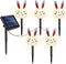 Generic Easter Solar Pathway Lights Outdoor - Easter Carrot Rabbit Garden Lighting Decor,Outside
