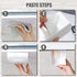 YOOUSOO 2 Pack Under Desk Drawer Organizer, Slide Out Pencil Holder, Plastic Desk Accessories, Self-Adhesive
