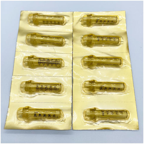 Disposable 10pcs 0.5ml Empty Ampoule - 1pc Adapter Cap Replacement Parts