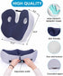 Sciatica/Hip/Tailbone Memory Foam Chair Cushion, Memory Foam Ergonomic Seat Cushion for Pain Relief, Seat Cushion