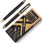 Gel Ink Rollerball Stylus Pen - 18 Pack, 0.5mm Fine Point, Large Capacity Black Ink for Office, Business, Gift