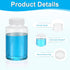 PATIKIL 5 Pcs 300ml PET Wide Mouth Reagent Bottles with Screw Cap for Lab Liquid Storage