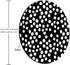 Round Mouse Pad - Black and White Polka Dot Print, Cute Desk Accessories, Office Decor, Present for Her