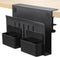 Desk Side Storage, Under Desk Laptop Mount, Hanging File Organizer, Clamp On Cable Management Tray, 22 Lbs