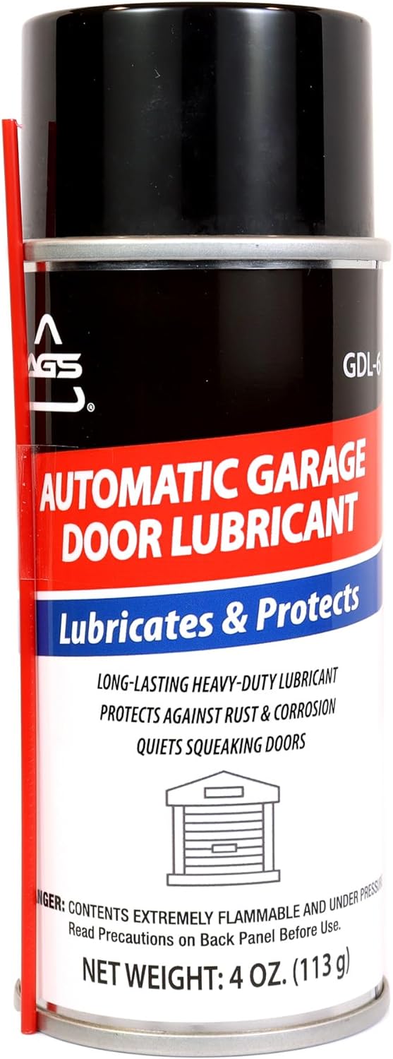 AGS Company Automotive Solutions Garage Door Lubricant Spray 4 oz Aerosol, Protects