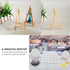 Operitacx 2 Pcs Wooden Small Easel Dog Paw for Crafts, Miniature Display Stand for Phone, Photo, Tabletop