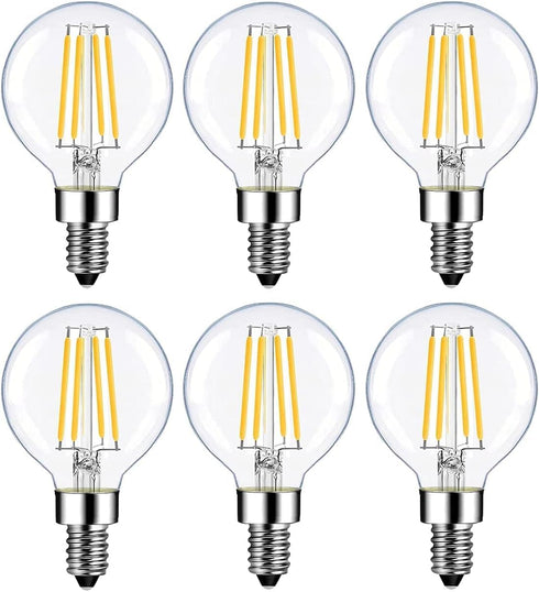 Beriteluce Dimmable G16.5 LED Globe Bulb Vintage LED Edison Bulbs 4W Equal 40Watt
