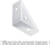 4Pcs 38mm 38mm, uxcell Angle Corner Brackets x Cold Rolled Steel Braces Joining Support with Screws for Desk Bed Edge