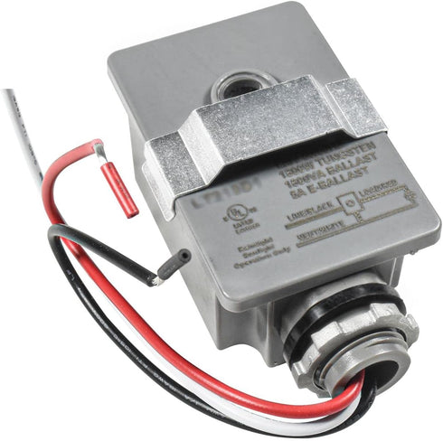 HQRP Photocell Thermal Type Light Sensor Stem Mount Dusk to Dawn Hardwired Switch Photoelectric Control for Barn Lights