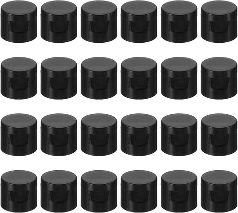 PATIKIL 24Pcs Twist Bottle Caps, 20/410 Squeeze Flip Replacement Caps for Black Glue Dispensing Paint Bottles