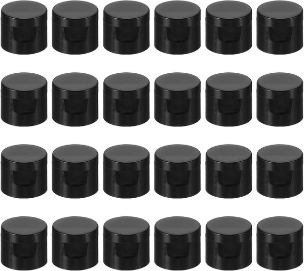 PATIKIL 24Pcs Twist Bottle Caps, 20/410 Squeeze Flip Replacement Caps for Black Glue Dispensing Paint Bottles
