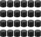 PATIKIL 24Pcs Twist Bottle Caps, 20/410 Squeeze Flip Replacement Caps for Black Glue Dispensing Paint Bottles
