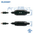 ELEGRP G1215CM2 G20CMR Auto-Monitoring GFCI Replacement Plug, Manual Reset 15 Amp for Power Tools