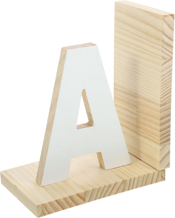 Uonlytech Reading Book Stand Wooden Bookend for Desk Crafted Book Holder Organize Magazines