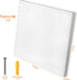 Heavy Duty Metal Pegboard Organizer - Wall Storage Steel Peg Board Panels Set with 1/4 inch Round Holes, 2 Pack