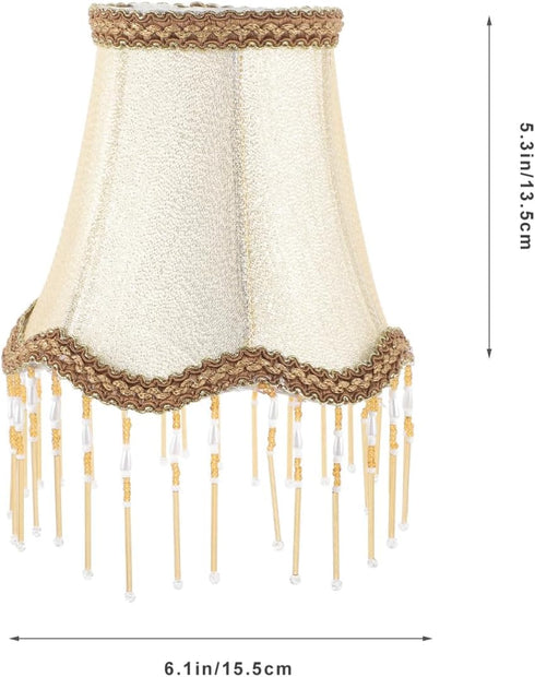 E14 6.10X6.10X5.31In Mobestech Small Lampshade Desk Lamp Shade Indoor Light Cover Cloth Lamp Shade for Wall Lamps