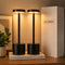Lecordh Cordless Table Lamp 2 Pack, Rechargeable LED Table Lamps with Touch Dimming,