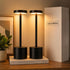 Lecordh Cordless Table Lamp 2 Pack, Rechargeable LED Table Lamps with Touch Dimming,