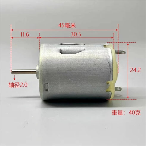 APANKWWEB RC-280SA-20120 280 3V 3.7V 4.8V 6V 7889RPM 24mm Micro Motor High Speed Mini Electric Motor DIY Hobby Toy Car