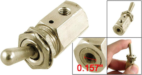 TV-3S Pneumatic Mechanical 3 Way Electric Knob Control Solenoid Air Valve Knob Toggle Value Switch