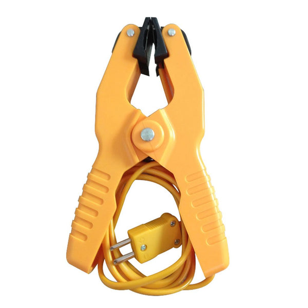 Type K Pipe Clamp for HVAC Pipes, Temperature Lead Probe, Plumbing Jaw Clip