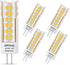 G4 LED Bulb Dimmable,Soft Warm White 3000K,Bi-pin T3 JC Type 12V AC/DC,60-70W