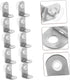 Angoily Stainless Steel Corner Brackets for Shelves Heavy Duty Brackets for Glass and Support of Durable Angle Braces