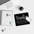 Teacher Appreciation Mouse Pad, Desk Accessories for Office Gaming, Gifts for Women Men, 9.5x7.9 Inches