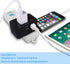 Worldwide All in One Travel Adapter, Universal Plug with 2.1A Dual USB Charging Ports for Asia, Europe, UK, AUS, USA