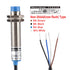 M12 Inductive Proximity Sensor Switch, Non-shield Type, LJ12A3-4-Z/CY, Detector 4mm, 10-30VDC, PNP NO+NC