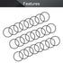Othmro 50pcs Nitrile Rubber O-Rings, 1mm Wire Dia 18mm OD Metric Sealing Nitrile NBR Rubber Washers for Oil or Air Sealing, Professional Plumbing, Car Repair, Air or Gas Connections Black