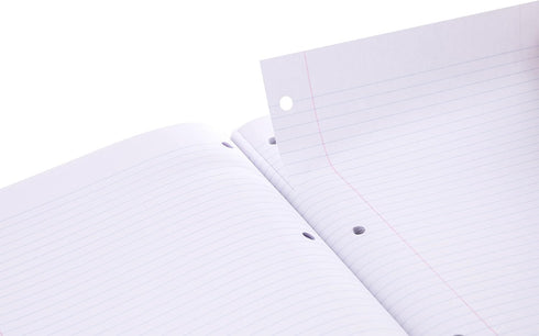 Mintra Wireless Notebook 3 Pack, 80 Sheets College Ruled (Black, Blue, Red)