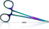 5 inches Bandage, Castroviejo, & Iris Scissors, & Kelly, & Mosquito Forceps Rainbow - Stainless Steel, DIY Crafting